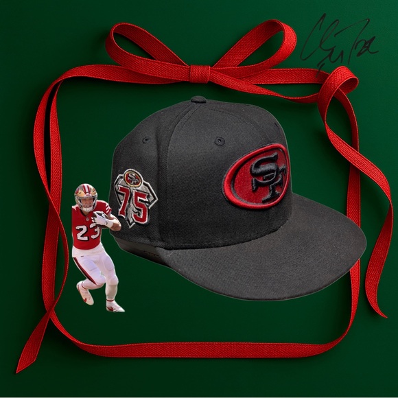 New Era San Francisco 49Ers NFL Basic 75 Fifty Fitted Black SF Logo 7 1/2 RARE! - Picture 5 of 5